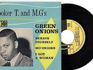 FRENCH EP BOOKER T AND M.G's - GREEN ONIONS + 3 - SOUL - ATLANTIC 1962 - EX/EX