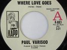 PAUL VARISCO: Tell Me Where Love Goes / Sweet Lorene 45 Hear  (dj) rare Soul