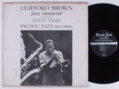 CLIFFORD BROWN FEA. ZOOT SIMS Jazz Immortal PACIFIC JAZZ PJ-3 LP mono