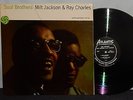RAY CHARLES & MILT JACKSON 1958 JAZZ LP SOUL BROTHERS CLEAN VG+ NR VPI