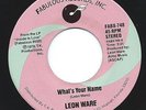 Modern Northern Soul Leon Ware What's your name Fabulous 748