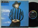 GARTH BROOKS ROPIN' THE WIND 1992 LP PICTURE & LYRIC W/INSERT NM Promo