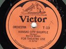 78rpm – Bennie Moten – Kansas City Shuffle – Victor T-13 – For Theatre Use
