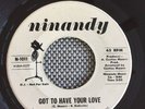 Northern Soul 45 rpm ROY ROBERTS on Ninandy promo Got To Have Love OTIS REDDING