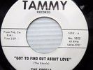 THE EDSELS r&b doowop 45 GOT TO FIND OUT ABOUT LOVE / GIRL I LOVE M-Tammy  F2042