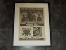 The Cramps-Rare Original 1981 poster Ad Framed ready for wall