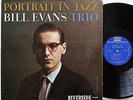 BILL EVANS TRIO Portrait In Jazz RIVERSIDE 12-315 ORIGINAL MONO DG SMALL LABEL