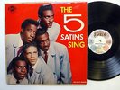 the 5 FIVE SATINS Sing LP MONO DooWop 2nd press 1958 mg1056
