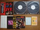 KISS Alive II JAPAN 2 LP WHITE LABEL PROMO disc w/ OBI Booklet TATOO Sheet