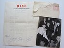 BEATLES COMPETITION WINNER LETTER FOR BEATLES SHOW TICKET 1963 & ORIGINAL PHOTO
