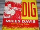 Esquire 32-062 MILES DAVIS FEATURING SONNY ROLLINS - DIG - UK 1956 bop hard bop