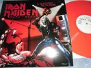 IRON MAIDEN A BLACKOUT WITH EDDIE PROMO LP DJ JAPAN RED WAX SCORPIONS