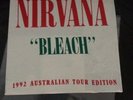 Nirvana - Bleach LP Green Vinyl RARE Australian Tour 1992 Waterfront Records