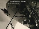 What Happened - ROSSET/MEYER/GEIGER [2x LP]