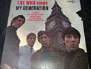The Who LP My Generation PROMO WHITE LABEL ORIG w/ VERY RARE INSERT