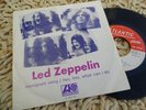 LED ZEPPELIN Immigrant Song 7' 45 PORTUGAL Unique Sleeve RARE PS 1971 Portuguese