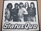 Status Quo, Band, small printed Backpatch, Vintage 70's / 80's, rar, rare
