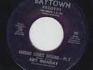 ART MONDAY Around Comes Around 45 on Baytown California Funk EX HEAR