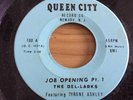 THE DEL-LARKS....JOB OPENING...RARE USA  ISSUE SINGLE QUEEN CITY 100