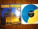 COSMIC PSYCHOS GO THE HACK BLUE YELLOW SPLIT VINYL LP REISSUE GONER