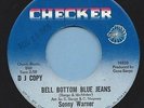 Sonny Warner Checker 1151 BELL BOTTOM BLUE JEANS