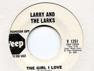 LARRY AND THE LARKS  **   The Girl I Love   **   VEEP  WHITE PROMO