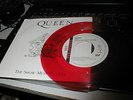 QUEEN THE SHOW MUST GO ON. VERY RARE FAN-CLUB ITALY NUMBERED RED VINYL 7