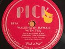 RARE Dick McIntire Harmony Hawaiians Pick 891 78 rpm Hawaiian Hut Sacramento CA