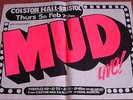Mud Colston Hall Bristol 1976 concert Poster