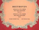 dtl 93036 beethoven sonata no.2/3 gendron-francaix vnl. looks nm small pb cvr ex
