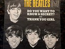 BEATLES Thank You Girl/ Do You Want To Know a Secret?  45rpm PICTURE SLEEVE