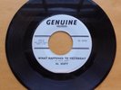 Al Scott You're Too Good/What Happened to Yesterday, Genuine 45