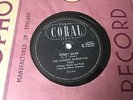 JOHNNY BURNETTE TRIO 'LONESOME TRAIN' / 'HONEY HUSH' UK CORAL ROCKABILLY 78