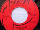 KENNY SMITH doowop soul 45 DEEP IN MY HEART / MONEY TALKS orig.FRATERNITY  F2014