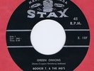 Booker T. & The MG'S 45 Green Onions 1962 R&B Instro NM BB# 3 Canada Stax 127
