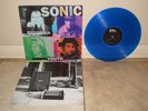 1994 SONIC YOUTH EXPERIMENTAL JET SET BLUE VINYL ALBUM LP RECORD ROCK VG+/VG