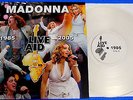 MADONNA - LIVE 8 / LIVE AID, rare import LP CLEAR colored vinyl LIMITED EDITION