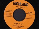 AL CASEY: Teen-age Blues / Give'n Up 45 (1974 issue) rare Rockabilly