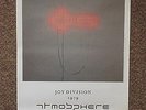 Joy Division Atmosphere 1988 Rare Original Factory Records Promo Poster