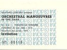 RARE / TICKET BILLET DE CONCERT - ORCHESTRAL MANOEUVRES IN THE DARK A NICE 1983