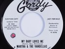 Northern Soul 45 MARTHA & VANDELLAS My Baby Loves Me GORDY promo HEAR