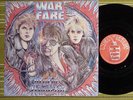 WARFARE METAL ANARCHY, LP 1985 UK 1ST PRESS EX/EX LYRIC SHEET TEXTURED /SL