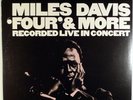 MILES DAVIS RECORDED LIVE IN CONCERT-FOUR & MORE-MINT RECORD, UNPLAYED