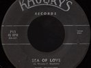 PHIL PHILLIPS Sea of Love SWAMP POP DOO WOP 45 original label KHOURY'S *hear*