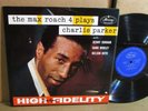 Max Roach 4 Plays Charlie Parker EX MONO DEEP GROOVE Kenny Dorham Hank Mobley