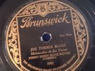 Brunswick 78 RPM Johnny Dodds Black Bottom Stompers - Joe Turner Blues 3997 V++