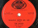 HEAR  1958 R&B Rocker 78 LEE ALLEN Walkin' With Mr. Lee/Promenade EMBER 1027 E-