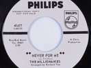 Northern Soul 45 MILLIONAIRES Never For Me PHILIPS VG++/VG+ promo HEAR