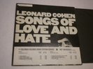 LP LEONARD COHEN SONGS OF LOVE HATE ORIG 1st PRESS PROMO TIMING STRIP BOOKLET