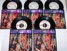 MOBY GRAPE - FULL SET OF FIVE PICTURE SLEEVES & 45s